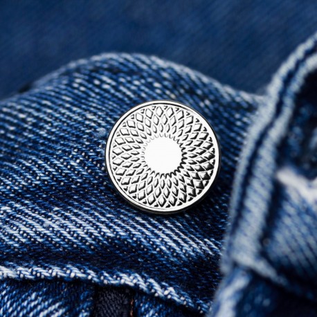Guziki nierdzewne do spodni dżinsowych 17 mm Słonecznik