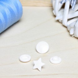 Zatrzaski plastikowe gwiazdki i serca 2