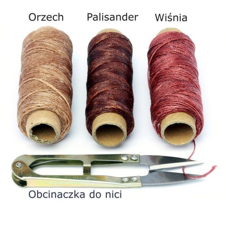 Nici woskowane do szycia ręcznego skóry